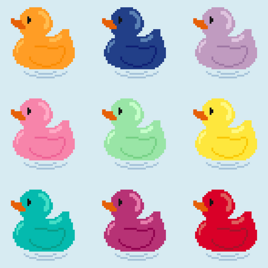Ducks In Technicolor