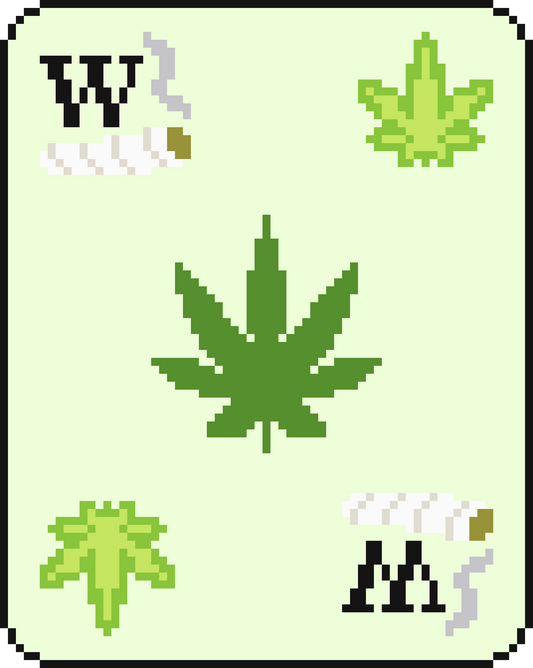 Pot Leaf Playing Card