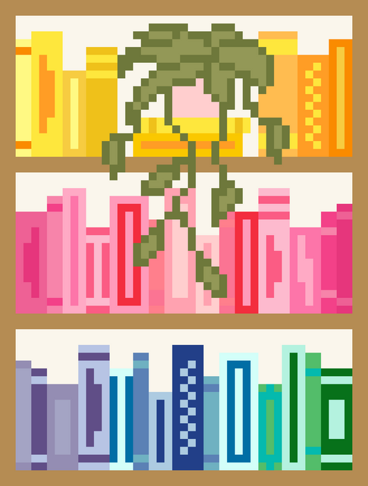 Rainbow Bookshelf